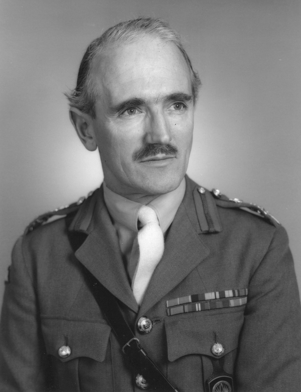 David Horsfield in uniform at SHAPE